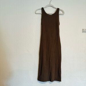 Enzo costa ribbed midi dress